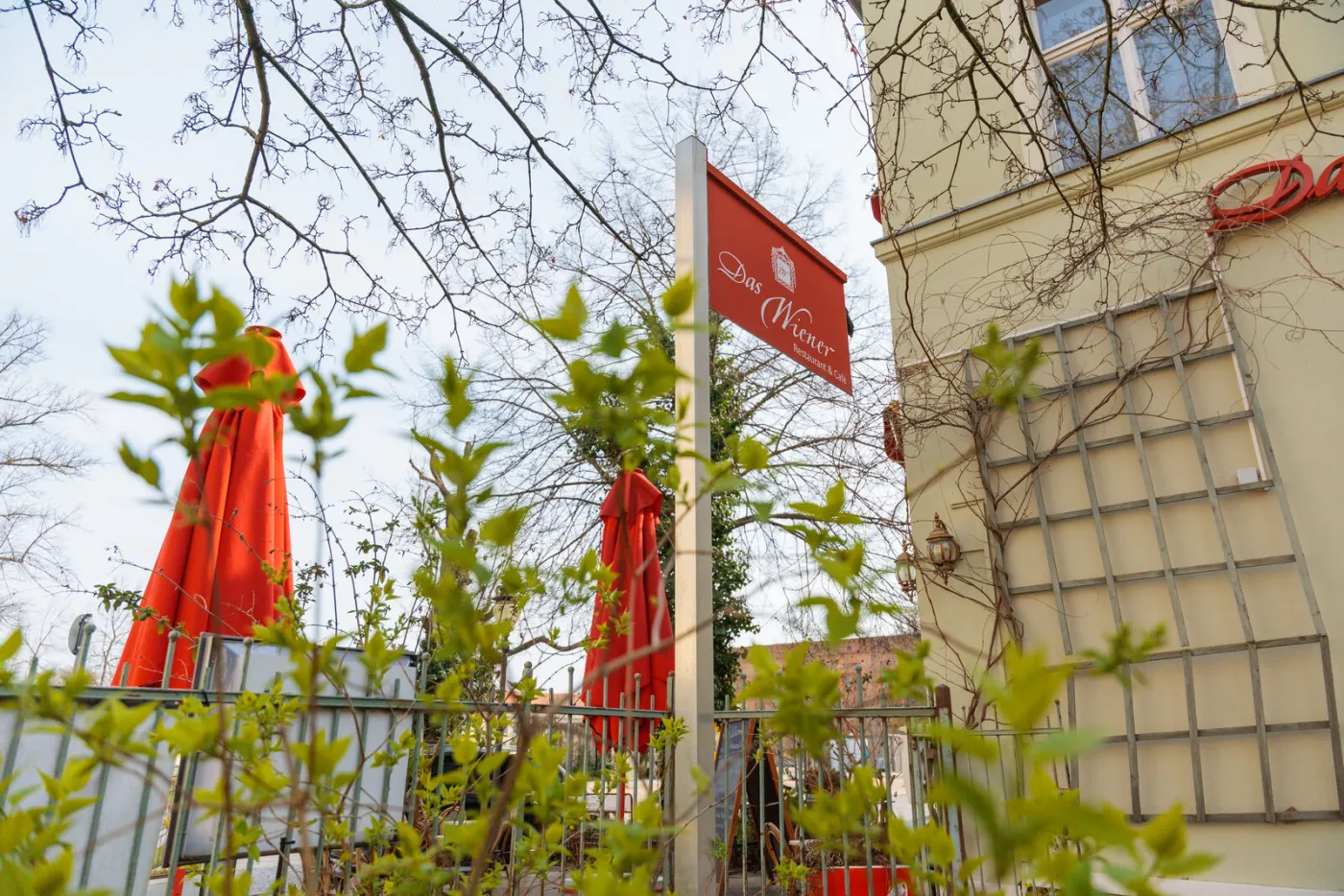 Das Wiener von außen am Luisenplatz in Potsdam